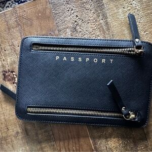 Black Passport Destination Wallet by Hudson + Bleecker New York